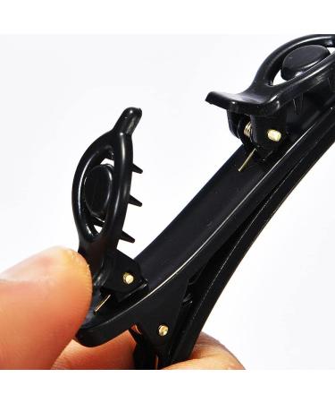 Qazuoik 10 Pcs Black Hair Clips - Double Braided Non-Slip Barrettes for Women | Stylish Hair Accessories for Cute Hairstyles - Gift Idea (Basic A) - Buy Online on GoSupps.com