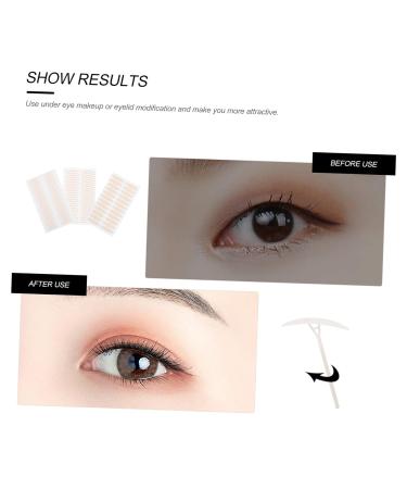 FRCOLOR 1 Set Double Eyelid Sticker Eyelid Lift Strip Lace Eyelid Sticker Eye Lid Lifters Tape Natural Eyelid Sticker Eye Makeup Tape Doublesided Tape Pvc Tape Stickers Woman Makeup Set 3.5x2.4x0.1cm Black - Buy Online on GoSupps.com