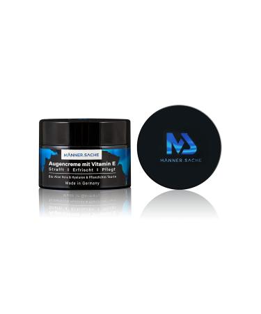 Men's Eye Cream for Dark Circles & Wrinkles Anti-Aging with Aloe Vera & Hyaluronic Acid | Made in Germany - Buy Online on GoSupps.com