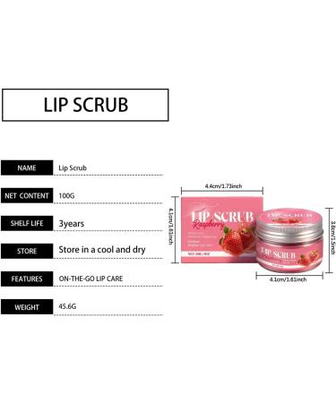 Lip Scrub 30g Moisturizing Repair Treatment - Lip Moisturizer For Daily Routine Makeup Preparation Travel Morning Evening Winter - Buy Online on GoSupps.com