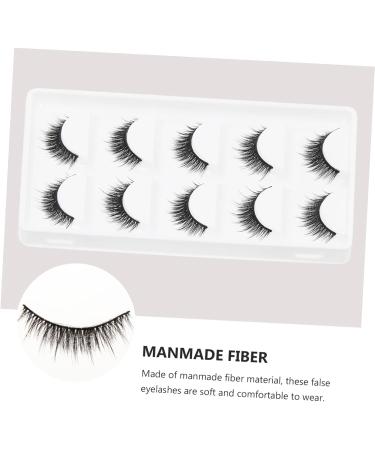 minkissy 15 Pairs Short False Eyelashes Handmade Eyelashes Thick Cross Eyelashes Glue False Lashes Fiber Makeup Eyelashes Fluffy Volume Lashes Art Eyelashes Makeup Lash Artificial Extend 3d - Buy Online on GoSupps.com