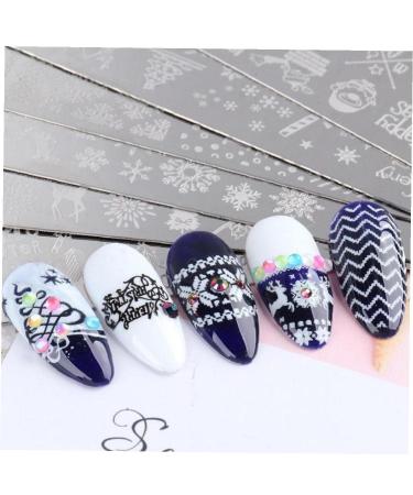 Zonster 6-Piece Christmas Nail Stamper Kit | Art Stamping Plates with Snowflakes & Trees | Perfect Manicure Templates for Women & Girls - Buy Online on GoSupps.com