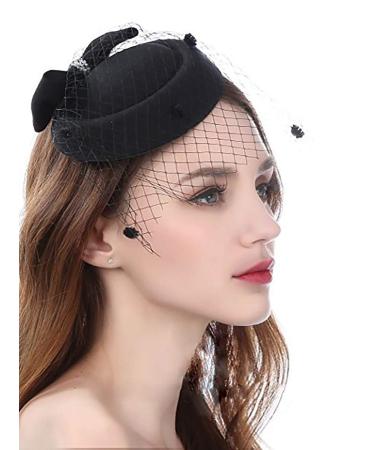Shop Bohend 1920s Pearl Veil Lattice Headband - Black Fascinator Hair Clip for Weddings & Parties - Stylish Women's Accessory (1 Pack) - Buy Online on GoSupps.com