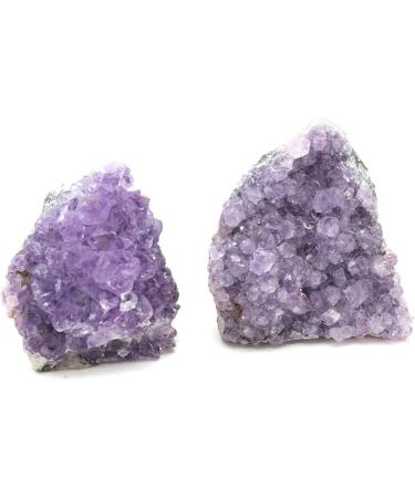200-300g Natural Geode Amethyst Cluster Quartz Specimen Irregular 1pc Beautiful Crystal Stone Mineral Specimen 50-80mm-200g-300g Amethyst - Buy Online on GoSupps.com