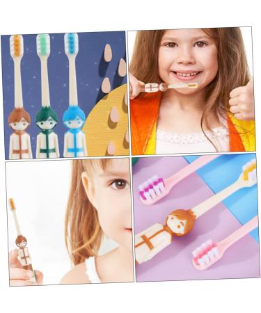 Buy Beatifufu 4-Piece Ergonomic Children's Toothbrush Set - Ideal Travel Accessories for Kids - Household Must-Have - Buy Online on GoSupps.com