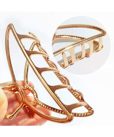 Elegant Sickle-Shaped Hair Clips | 4-Piece Slipproof Hair Accessories for Girls | Secure Hair Fixing - Buy Online on GoSupps.com