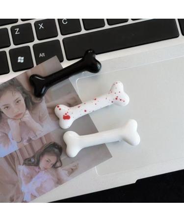 xbiez Dog Bone Hair Clip Plastic Bone Hair Barrettes Halloween Y2K Hair Pins Cosplay Party Accessories for Women Girls - Buy Online on GoSupps.com