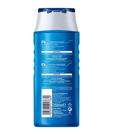 Nivea Men Strong Power Shampoo - Silicone-Free Microplastic-Free Marine Minerals pH-Optimized (250 ml) - Best Hair Care for Men - Buy Online on GoSupps.com
