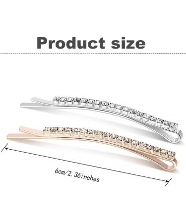 12 pieces crystal hair pins shiny hair clips rhinestone bobby pin metal hair accessories crystal hair pins diamond hair clips rhinestone hair clips hair clips - Buy Online on GoSupps.com