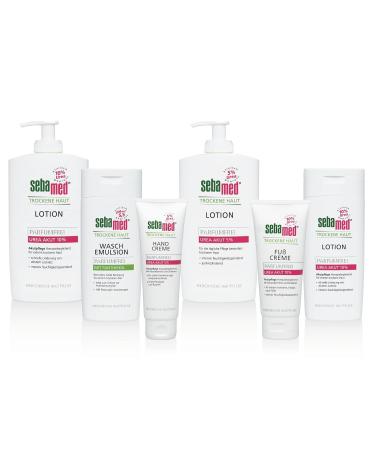 Sebamed Urea 5% Lotion 400ml - Moisture Lotion for Dry Skin Perfume-Free with Sweet Almond Oil for Men & Women - Buy Online on GoSupps.com