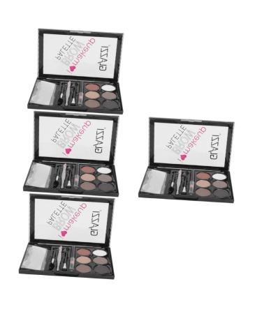 Didiseaon 4 Sets Eyebrow Powder Set Eyebrow Brush Eyebrow Sissor Kit Ow Kit Cosmetic Supply Make up Miss