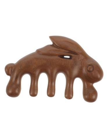 Magiclulu Massagekamm Practical massager made of wood Thai massage scalp scratching tool body massage device Thai massage Tools body acupuncture massage device wood massage device