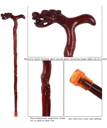Old Man Walking Stick Wood Faucet Walking Stick Non-Slip Walking Stick Wooden Cane Elderly Crutch Gift Elegant - Buy Online on GoSupps.com