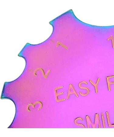 Nail Art Template Tool Easy French Smile Line Cutter Manicure Edge Trimmer Stainless Steel Nail Art Template Tool French Manicure Guide - Buy Online on GoSupps.com