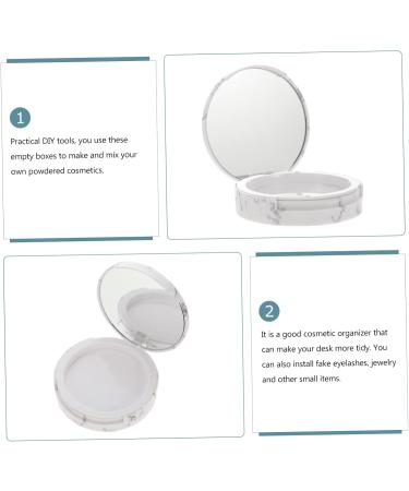 FOYTOKI 4 Pcs Storage Box Empty Compact Powder Makeup Sifter Jars Powder Compact Case Powder Case - Buy Online on GoSupps.com
