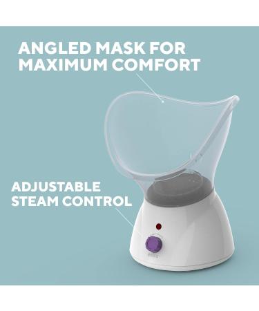 Homedics Revitalising Facial Spa - Face Steamer for Deep Face Cleaning & Nasal Attachment for Sinus Relief - Buy Online on GoSupps.com