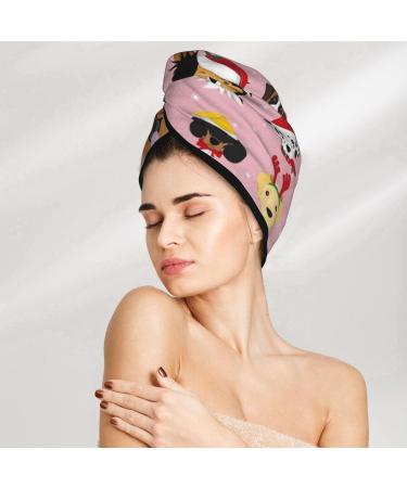 Microfiber Hair Drying Cap - Christmas Edition for 30 Dog Breeds | Soft Quick Dry Towel Wrap for Curly Long & Thick Hair - Buy Online on GoSupps.com