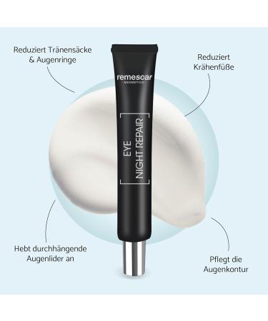 Remescar Regenerative Night Cream for Eye Contour 20ml | Reduce Dark Circles Puffiness & Crow's Feet - Best Night Cream for Revitalizing Eyes - Buy Online on GoSupps.com