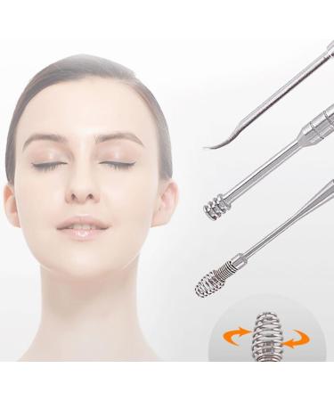 Stainless Steel Ear Pick Set - Safe Ear Wax Removal Ear Scoop for Effective Cleaning - Buy Online on GoSupps.com