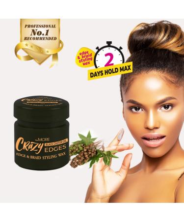 Crazy Edges Wax 2Days Max Hold Styling Wax with Black Castor Oil - 0.68 fl oz - Buy Online on GoSupps.com