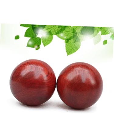 Healeved 6 StK Chinese Wooden Hand Meditation Balls | Stress Relief & Fitness Tool | Bamboo Wrist Gymnastics Ball - Buy Online on GoSupps.com