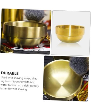 Stainless Steel Foam Dishwasher Soap Shell - Face Cleaning Cup & Shaving Cream Container - Biker Bar Turf Mug - 9x9x4.9cm - Buy Online on GoSupps.com