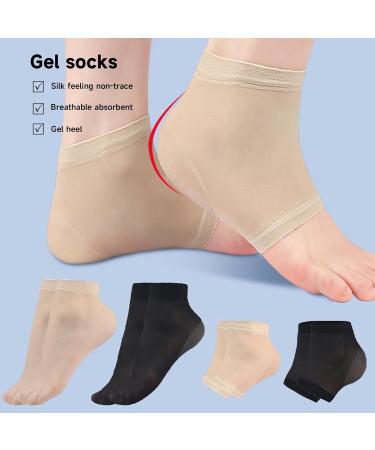 Bestvisse 1 Pair Cracked Heel Repair Socks Moisturizing Socks for Dry Cracked Feet Gel Socks for Cracked Heel Treatment - Buy Online on GoSupps.com