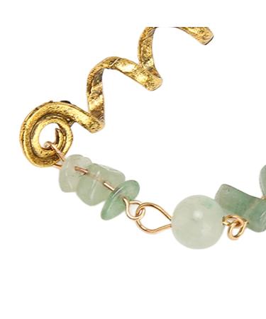 Exquisite Green Hair Dreadlock Jewelry - Large Alloy Braiding Rings (5 Pieces) for Parties | Fast International Shipping - Buy Online on GoSupps.com