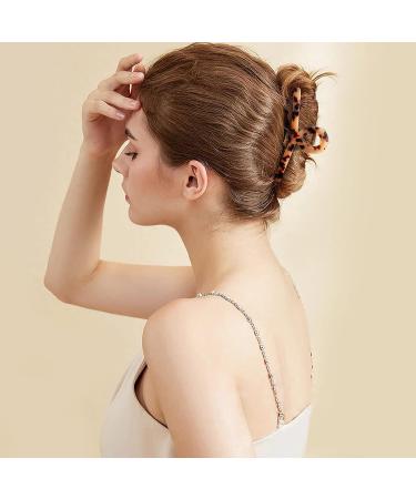 Large Hair Claw Clips for Women - 3PCS 4.7 Cellulose Acetate Metal Clips - Non Slip Strong Hold Hair Jaw Clips - Multi-color Hair Accessories - Buy Online on GoSupps.com