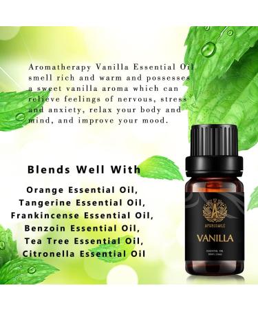 100% Pure Vanilla Aromatherapy Essential Oil Set | Therapeutic Quality for Diffusers | Best Home Fragrance - Buy Online on GoSupps.com