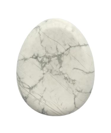 Maneki Neko natural white howlith turquoise drops of water chakra thumbs worn stone stress relax healing reiki crystal bags palm stones