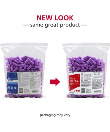 Acu-Life Foam Ear Plugs 200 Pair - NRR 32 Purple for Sleeping, Snoring, Traveling, Concerts, Construction & Studying - Buy Online on GoSupps.com