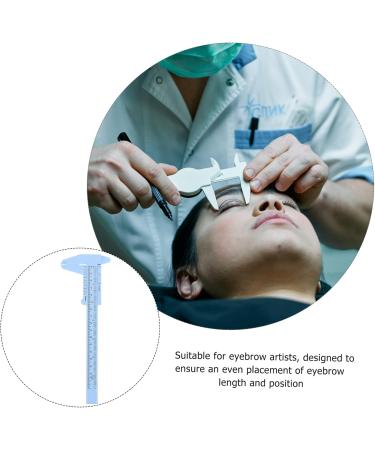 NOLITOY Multitools 2pcs Eyebrow Ruler Positioning Ruler Reusable Stencils Vernier Caliper Calipers Miss Accessories - Buy Online on GoSupps.com