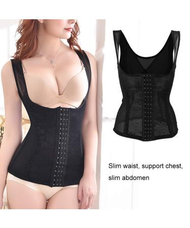 JTLB Breathable Body Shape Waist Trainer for Women - Slimming Corset in Black for Perfect Body Shaping - Buy Online on GoSupps.com