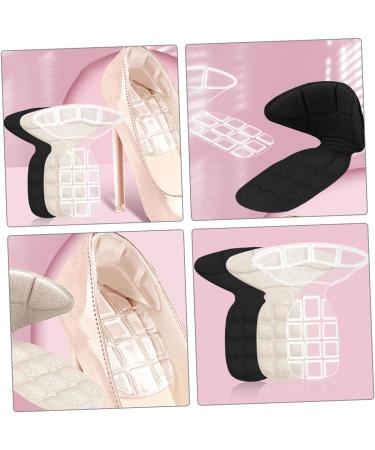 High Heels Gel Back Pads - 3 Pairs Comfortable Foot Protection Insoles for Women | Velvet Half Size Shoe Inserts - Buy Online on GoSupps.com