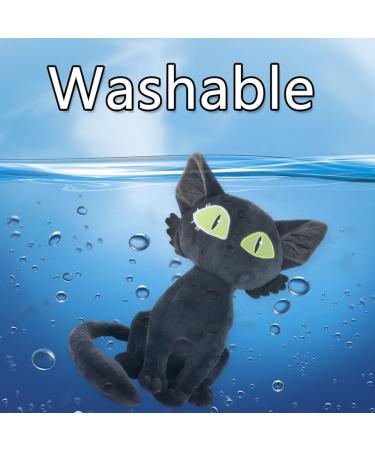 HFFJJLTU Plush Toy Black Cat Black Cat Stuffed Animals Toy Cute Stuffed Cat Plush Doll Black Cat Design Sofa Pillow Decoration Doll Gift Black Cat Plush Stuffed Toy For Anime Fans And Collectors 28CM - Buy Online on GoSupps.com