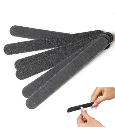 6 PCs Professional Nail Files Fingernail Buffing Files Double Sided Emery Boards Nail Styling Tools for Natural/False Nails for Home and Salon Use