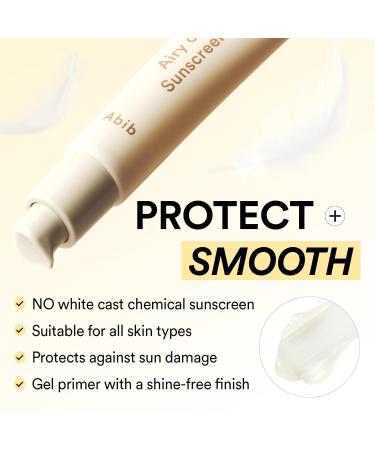 Abib Quick&Airy Sun Care Duo : Quick Suntick&Airy Clear Sunscreen - Korean Suncreen Suncare Sunblock No White cast Reef Safe Primer poreless - Buy Online on GoSupps.com