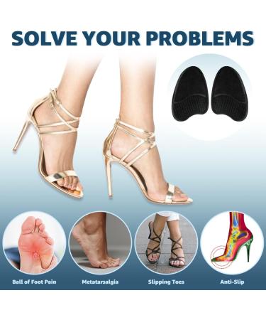 Metatarsal Shoe Insoles for Ball of Foot Pain Relief | Anti-Sliding Open Toe Inserts | Two Pairs for Men & Women - Buy Online on GoSupps.com