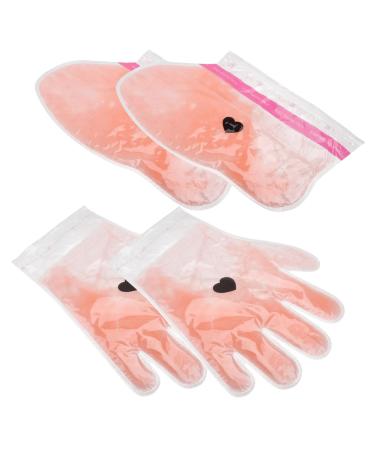 POPETPOP 2 Pairs Wax Gloves Foot Mask Pe Bag Spa