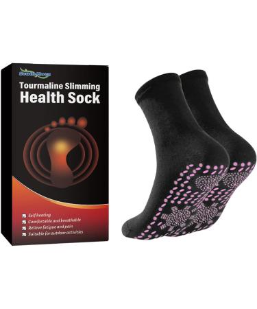 Self-Heating Socks for Ultimate Comfort | Anti-Fatigue Winter Foot Warmers | Turmaline Health Care Socks for Men & Women - Buy Online on GoSupps.com