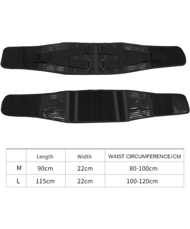 XWSM Lumbar Belt for Men & Women - Lumbosacral Back Support Girdle for Pain Relief | Ergonomic Waist Support (Size: L) - Buy Online on GoSupps.com