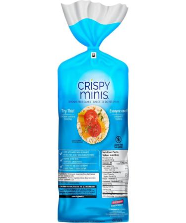 Crispy Minis Butter Popcorn Flavour Large Brown Rice Cakes Multi-Pack 127g (Pack of 12) Butter Popcorn Rice Cakes 10.58 g (Pack of 12) - Buy Online on GoSupps.com