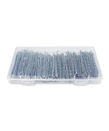200pcs Silver Bobby Pins Kit - AITRAI U-shaped Hair Pins for Women & Girls - Perfect for White & Grey Hair - 2.4 & 2.2 Inch with Storage Box - Buy Online on GoSupps.com