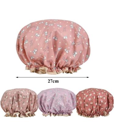Shop Fororeh Waterproof Shower Hood for Women - 4PCS Reusable Elastic Caps for Spa & Salon - Buy Online on GoSupps.com