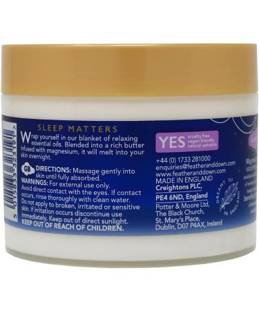 Feather & Down Magnesium Soothing Sleep Butter - 300ml - Buy Online on GoSupps.com
