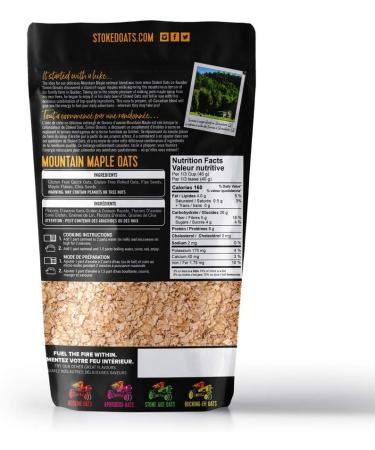 Stoked Oats Mountain Maple 500g Bag (Pack of 8) - Buy Online on GoSupps.com