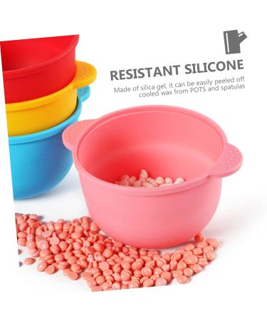 Coheali Silicone Wax Melting Bowl Collapsible Mixing Container & Home Wax Accessories | 13x11cm Pink - Buy Online on GoSupps.com