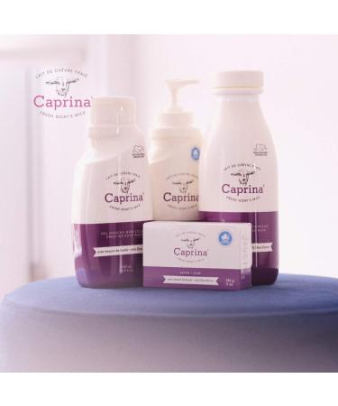 Caprina Fresh Goat's Milk Body Wash with Shea Butter - 16.9 fl oz (500 ml) | Nourishing & Moisturizing - Buy Online on GoSupps.com