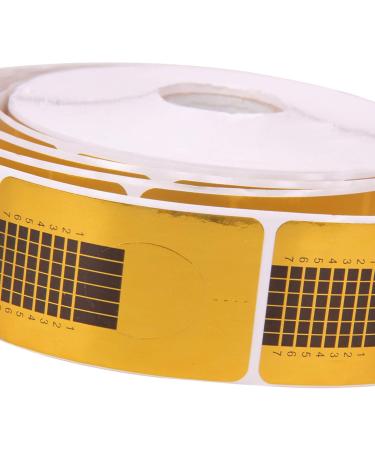 100 Piece Self-Adhesive Nail Stencils for Gel Nails & Extensions - Golden Modeling Stencils for Perfect Nail Art - Buy Online on GoSupps.com